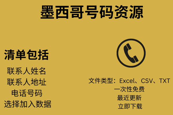 墨西哥号码资源
