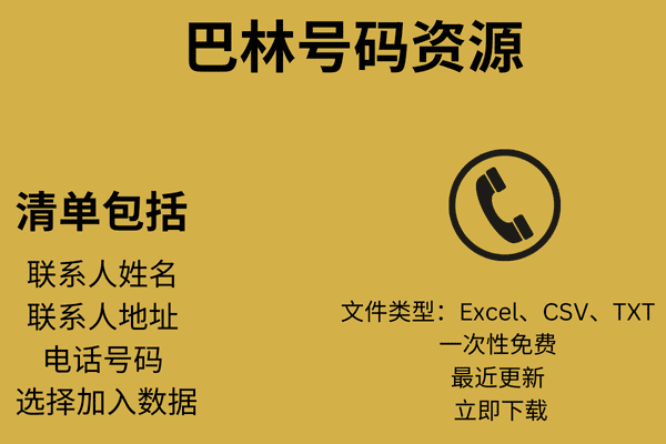巴林号码资源