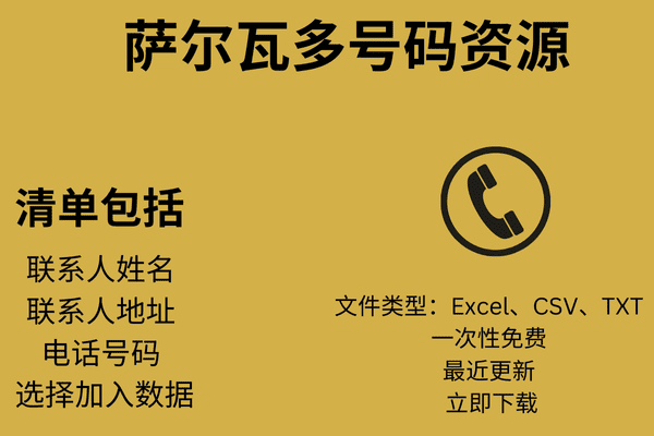 萨尔瓦多号码资源